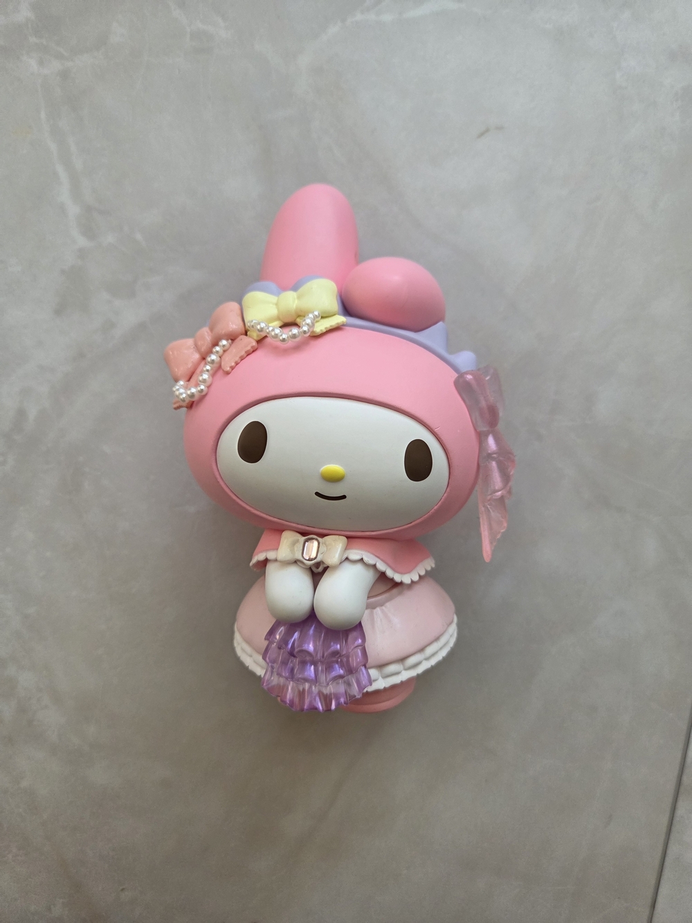My Melody Pink Bunny Figurine with Bows